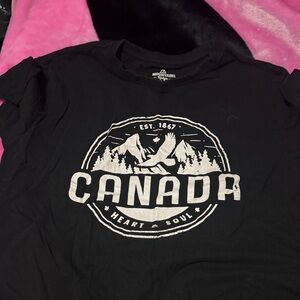 Mountain Plains Black Canada Graphic Tee